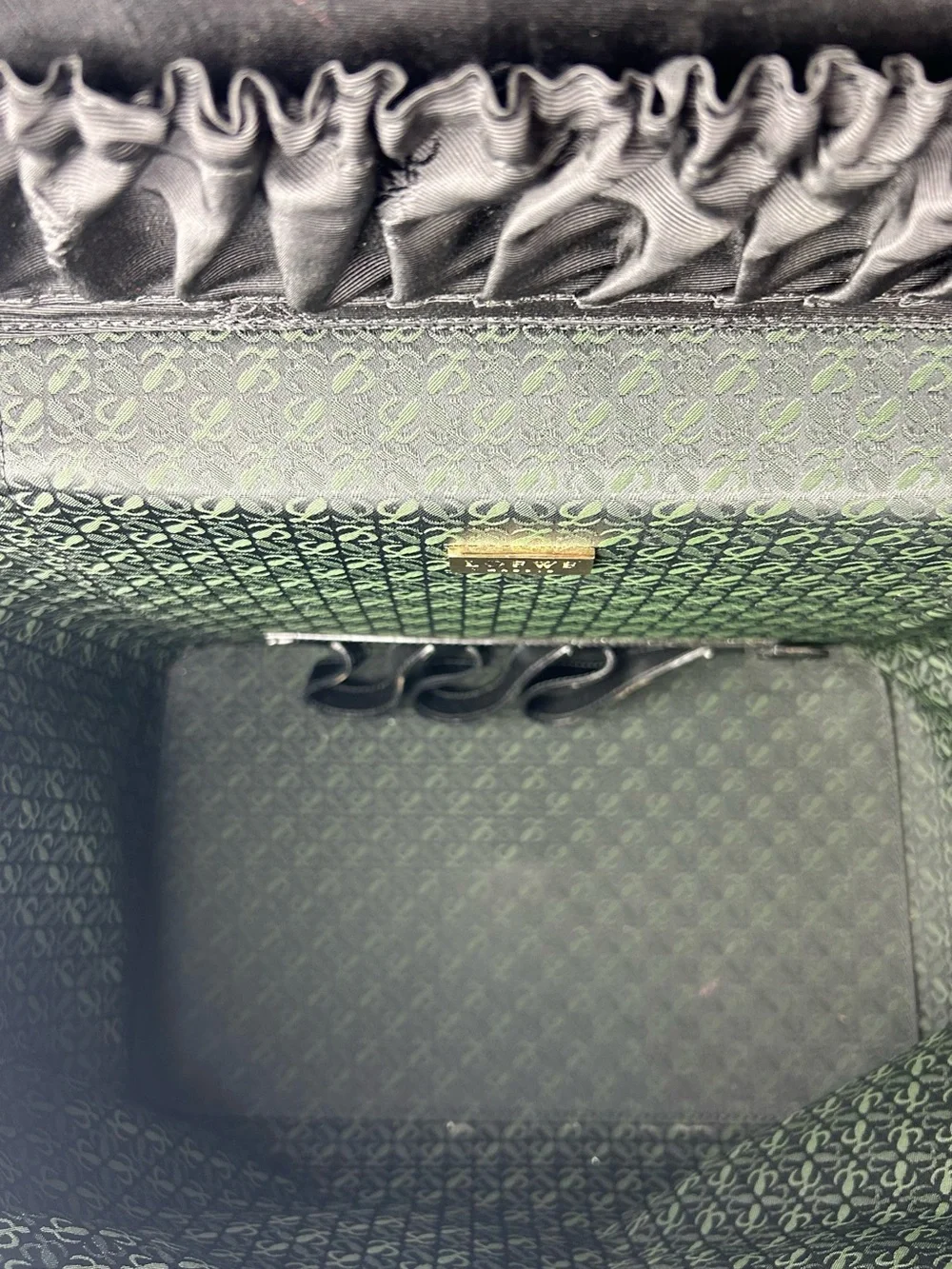 Loewe Anagram Jacquard Vanity Case Crossbody Bag